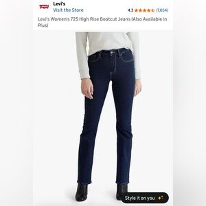 Levi’s 725 High Rise Bootcut Women's Jeans